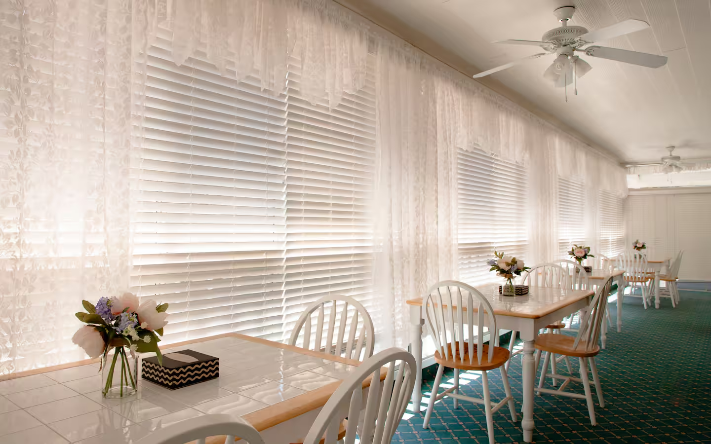Summer room sunlit corridor